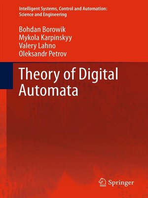 cover image of Theory of Digital Automata